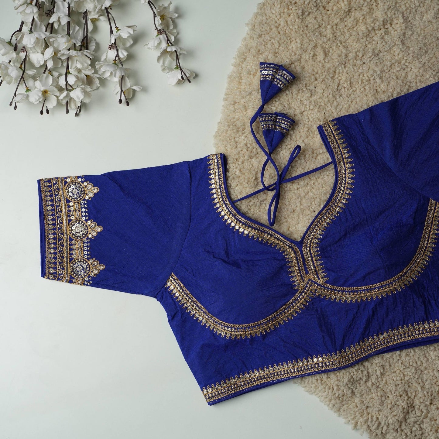 KIMI — Soft Silk Readymade blouse
