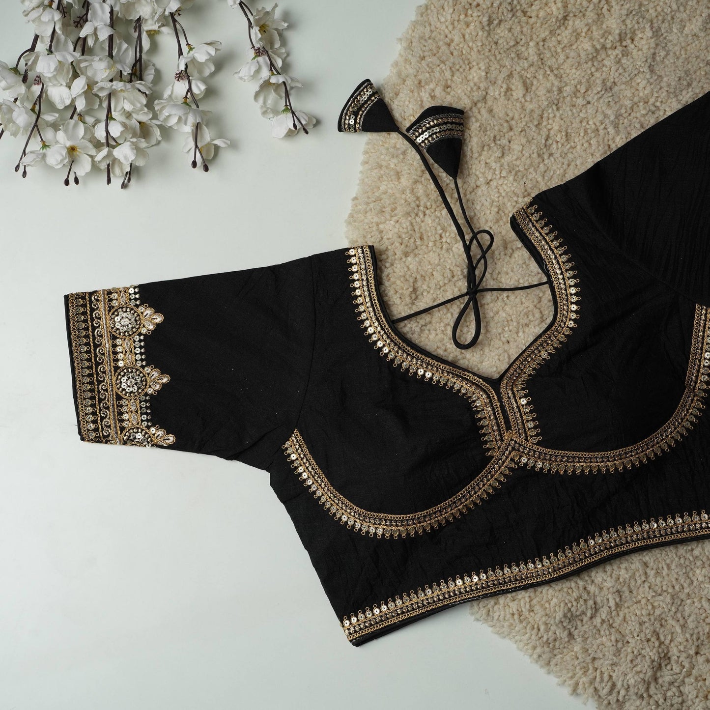 KIMI — Soft Silk Readymade blouse