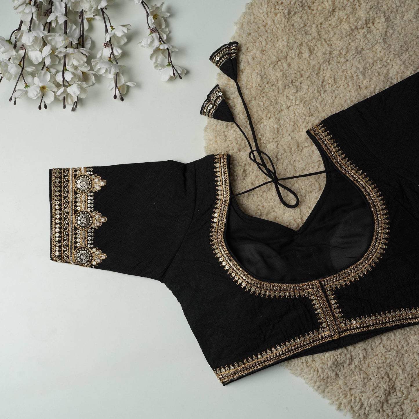 KIMI — Soft Silk Readymade blouse