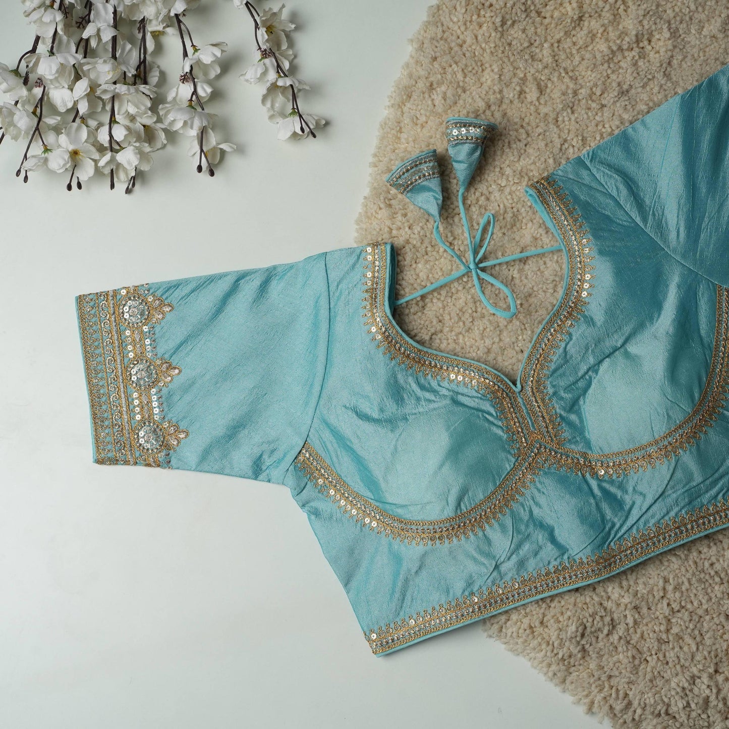 KIMI — Soft Silk Readymade blouse