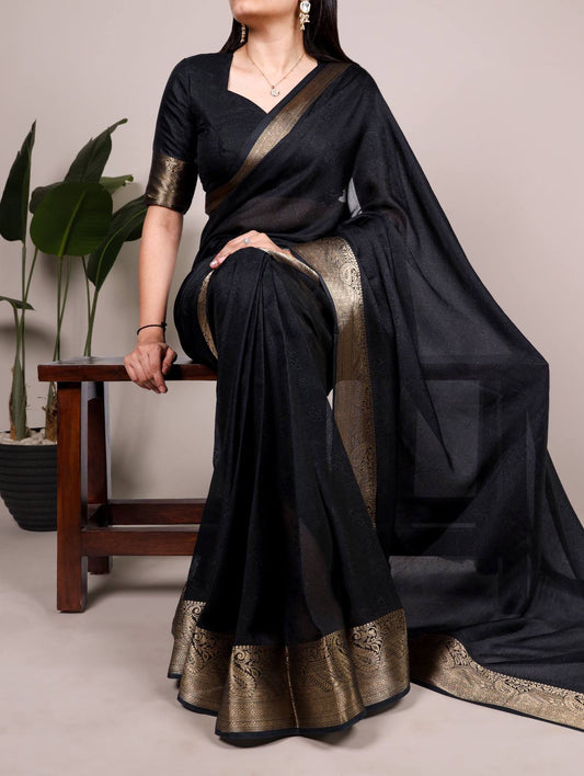 PRIANKA — Soft Chiffon Georgette Saree