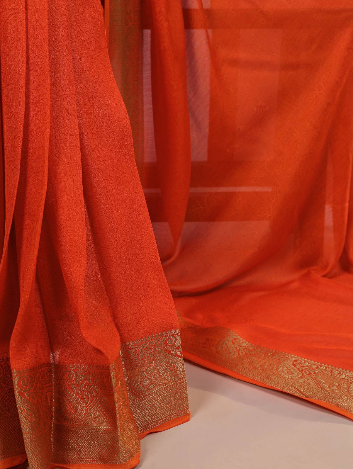 PRIANKA — Soft Chiffon Georgette Saree