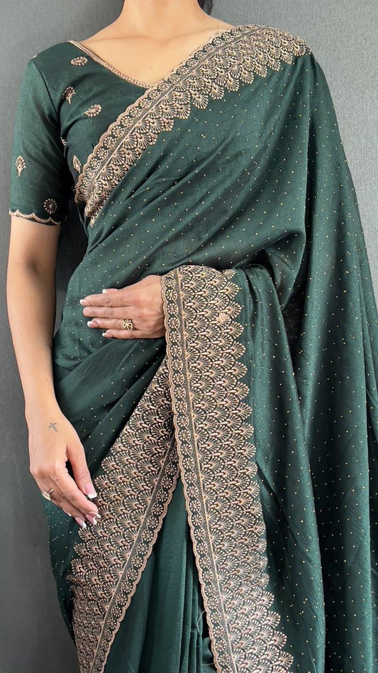 MEHAA— Readymade Georgette Saree