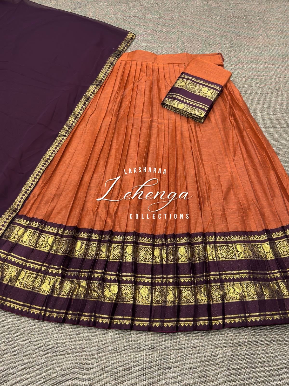 VAISHALI - Kanchi Cotton Half Sarees Lehenga