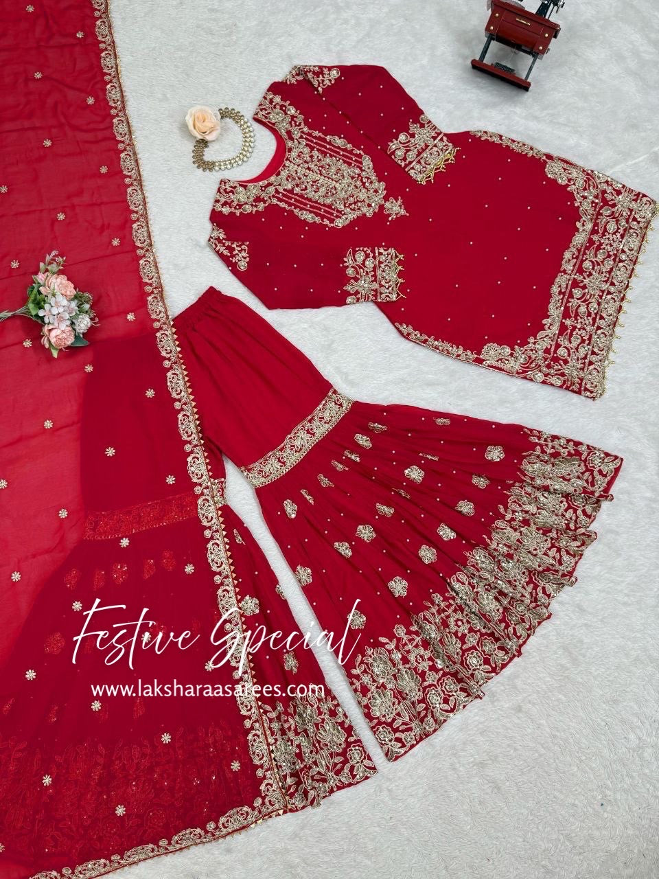 ARINAA — Diwali Sharara Suit