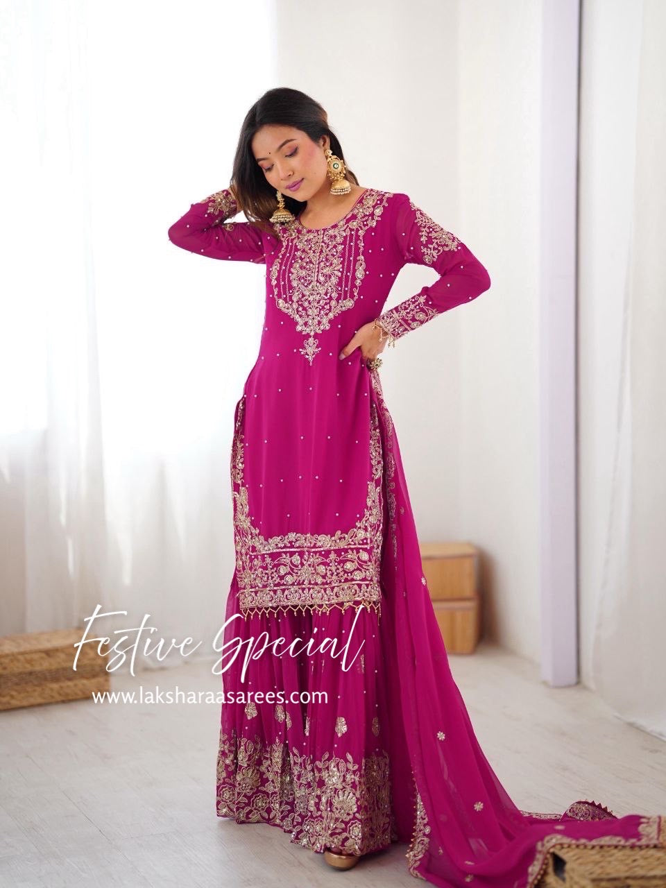 ARINAA — Diwali Sharara Suit