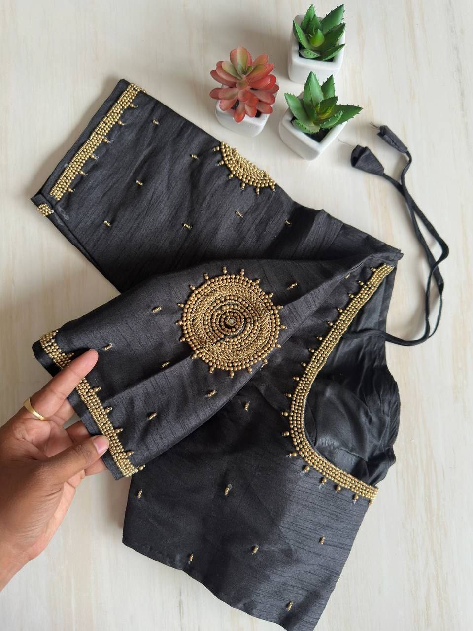 MADUREE — Readymade Silk Saree Blouse