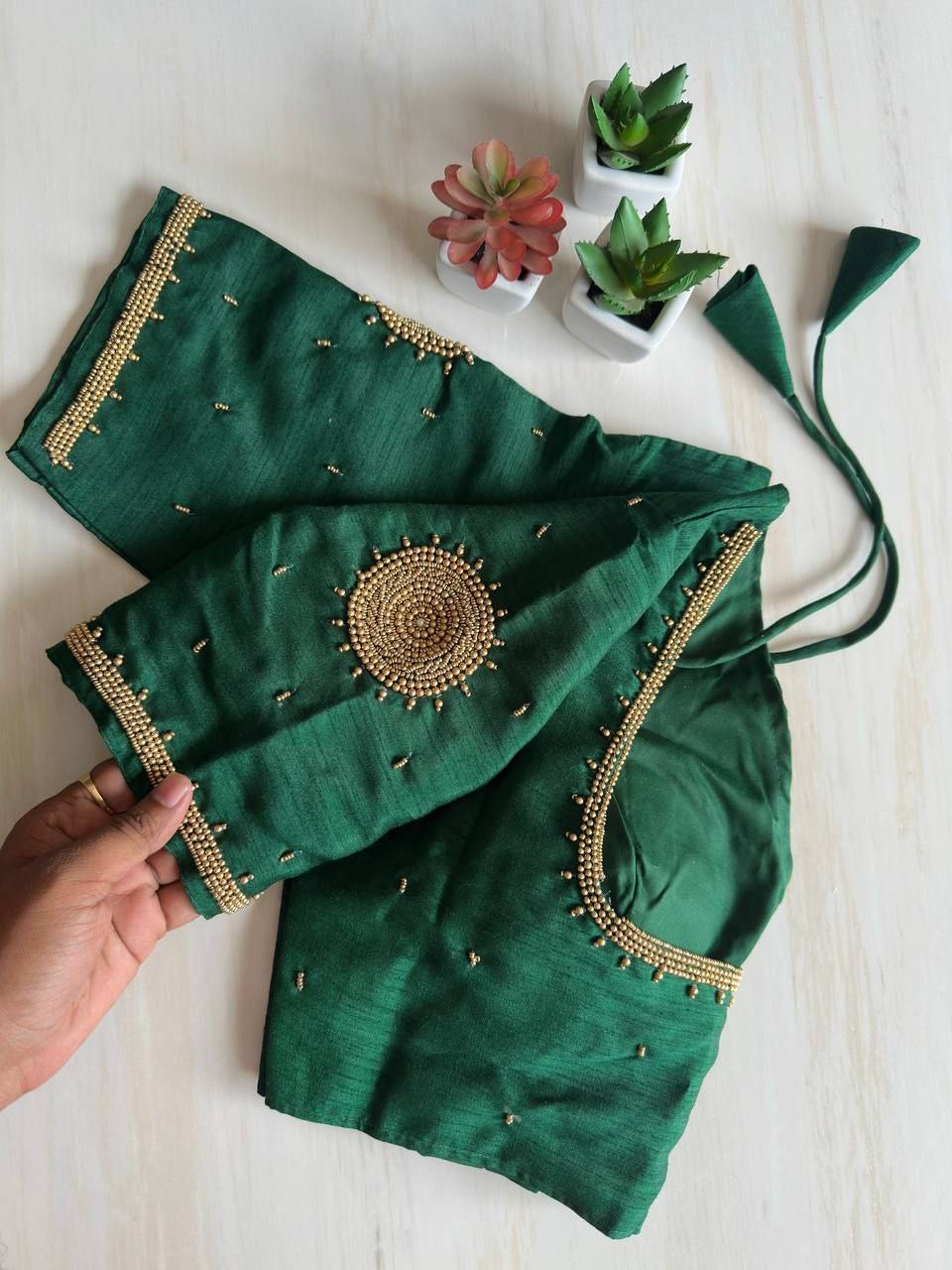 MADUREE — Readymade Silk Saree Blouse