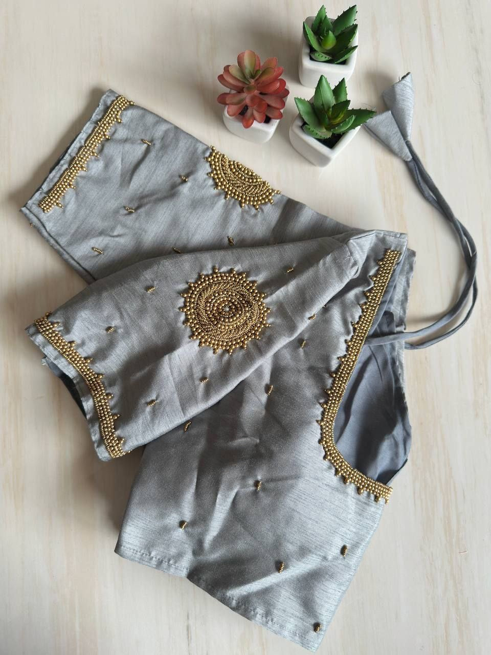 MADUREE — Readymade Silk Saree Blouse