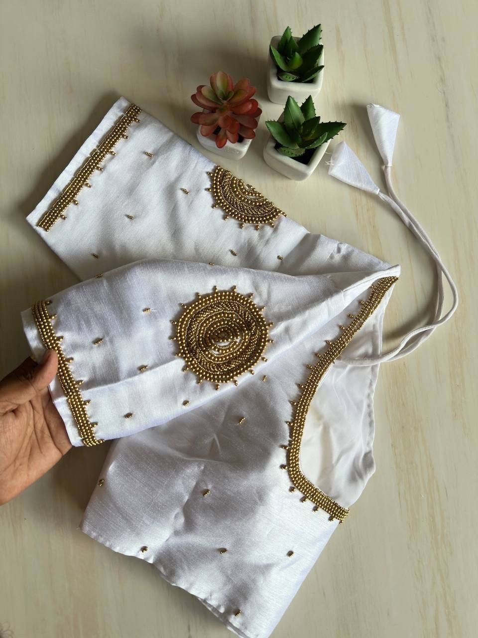 MADUREE — Readymade Silk Saree Blouse