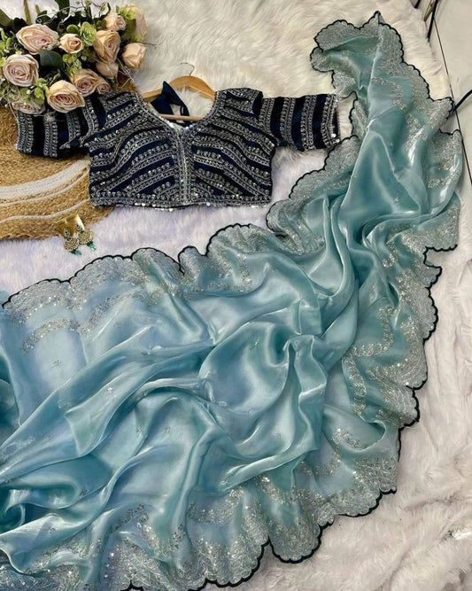 SONAM 3.0 — Shimmer Saree x Readymade Blouse