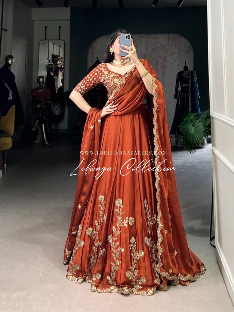 CIARA β Pretty Rangoli Silk Lehenga