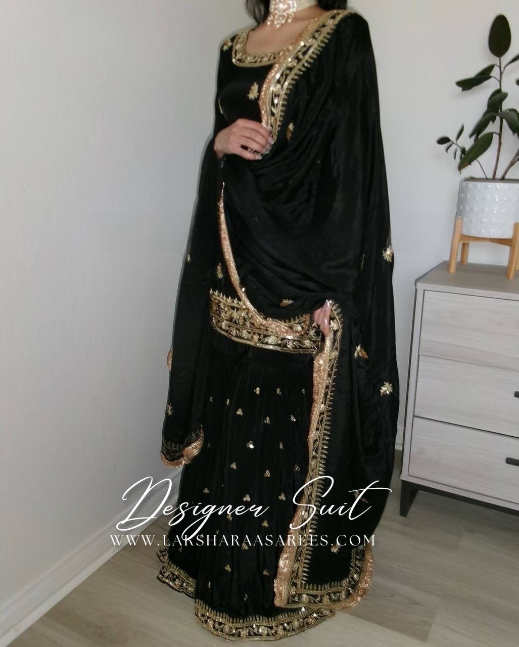 SHRADHA — Premium Crepe Silk Sharara