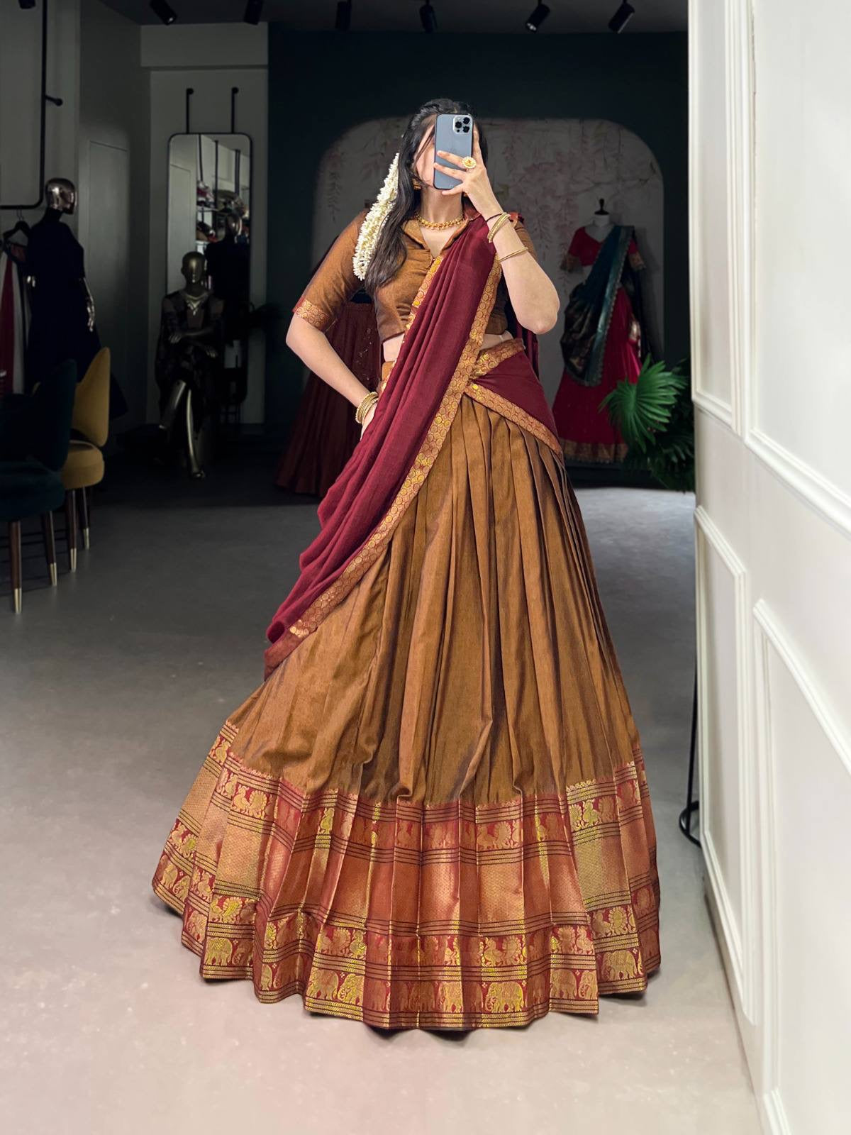 VANISHREE — Narayanpet Half Sarees Lehenga