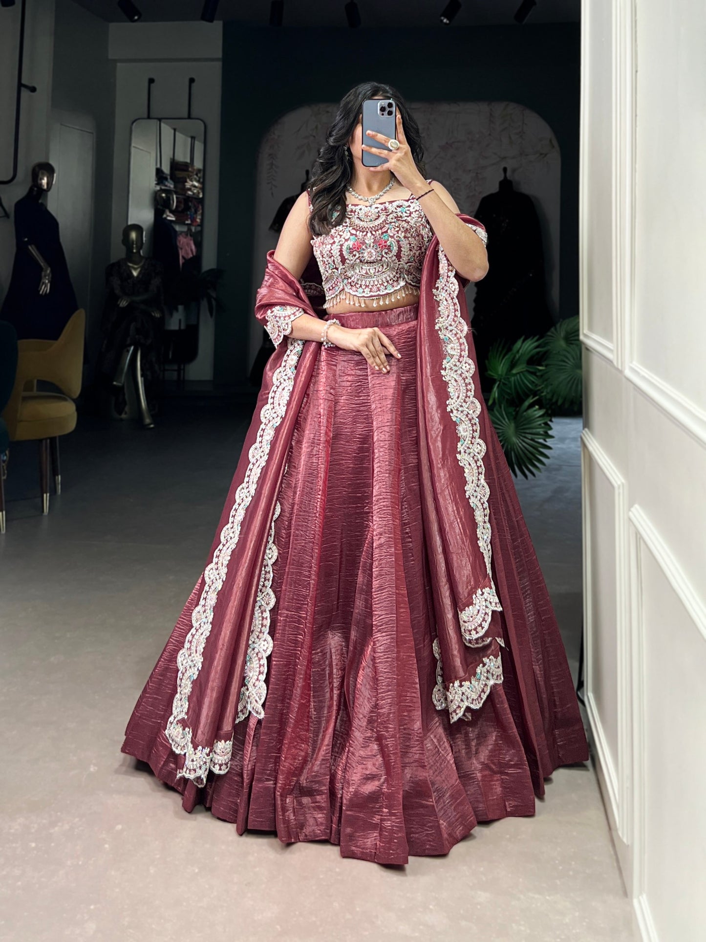 GRACE - Sweet Floral Crush Georgette Lehenga