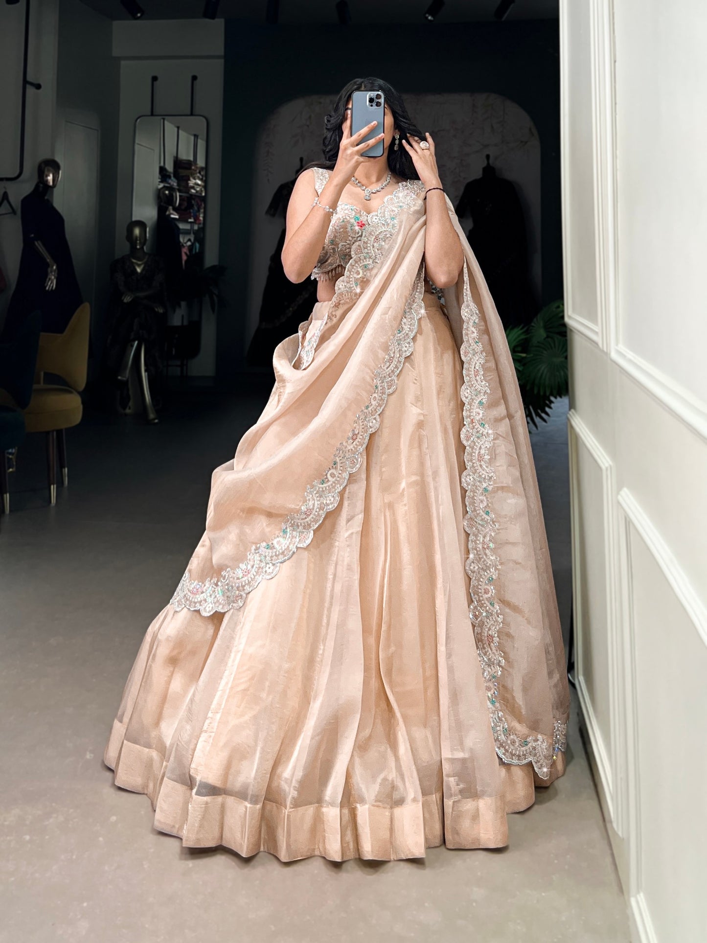 GRACE - Sweet Floral Crush Georgette Lehenga