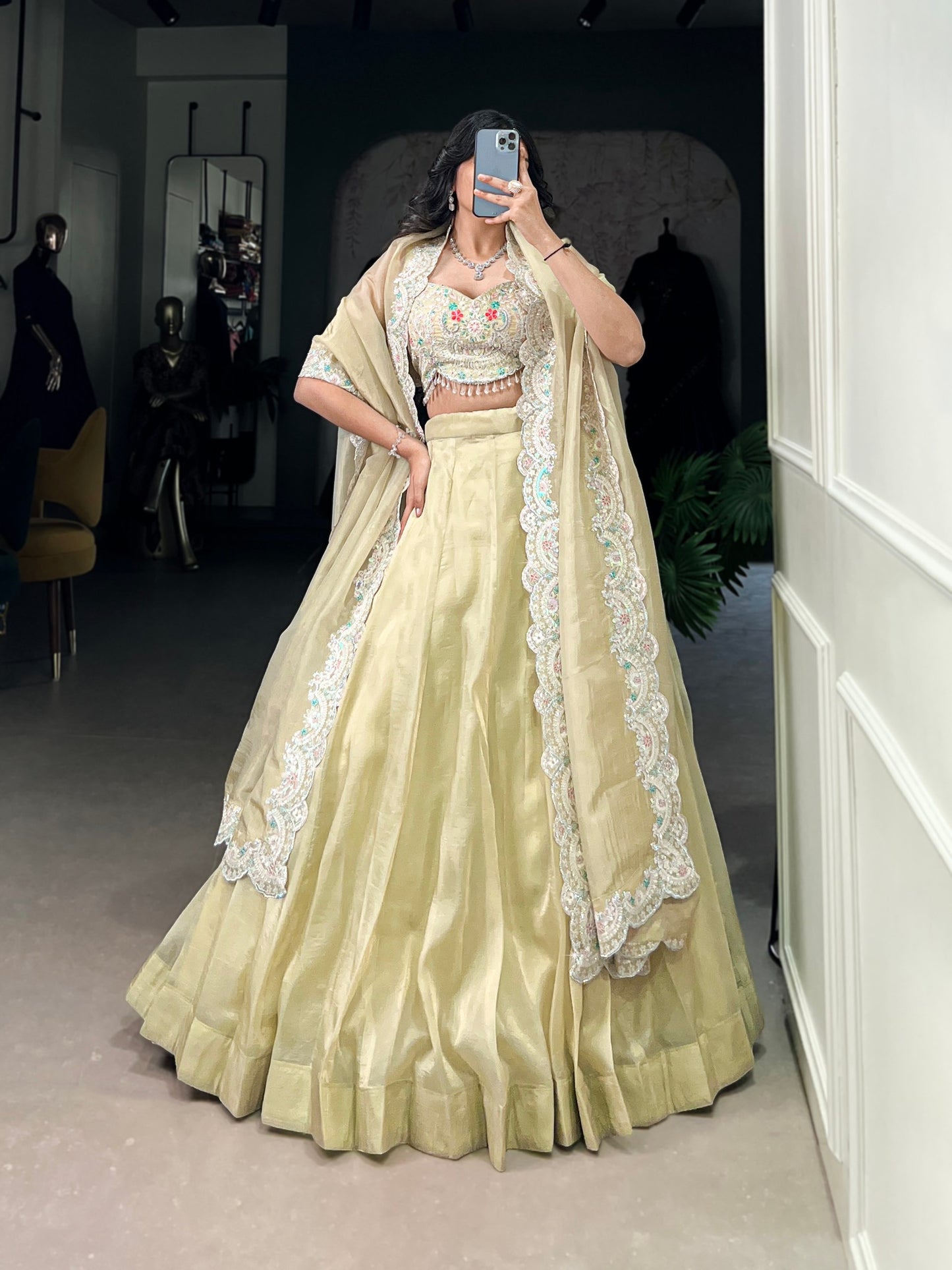 GRACE - Sweet Floral Crush Georgette Lehenga