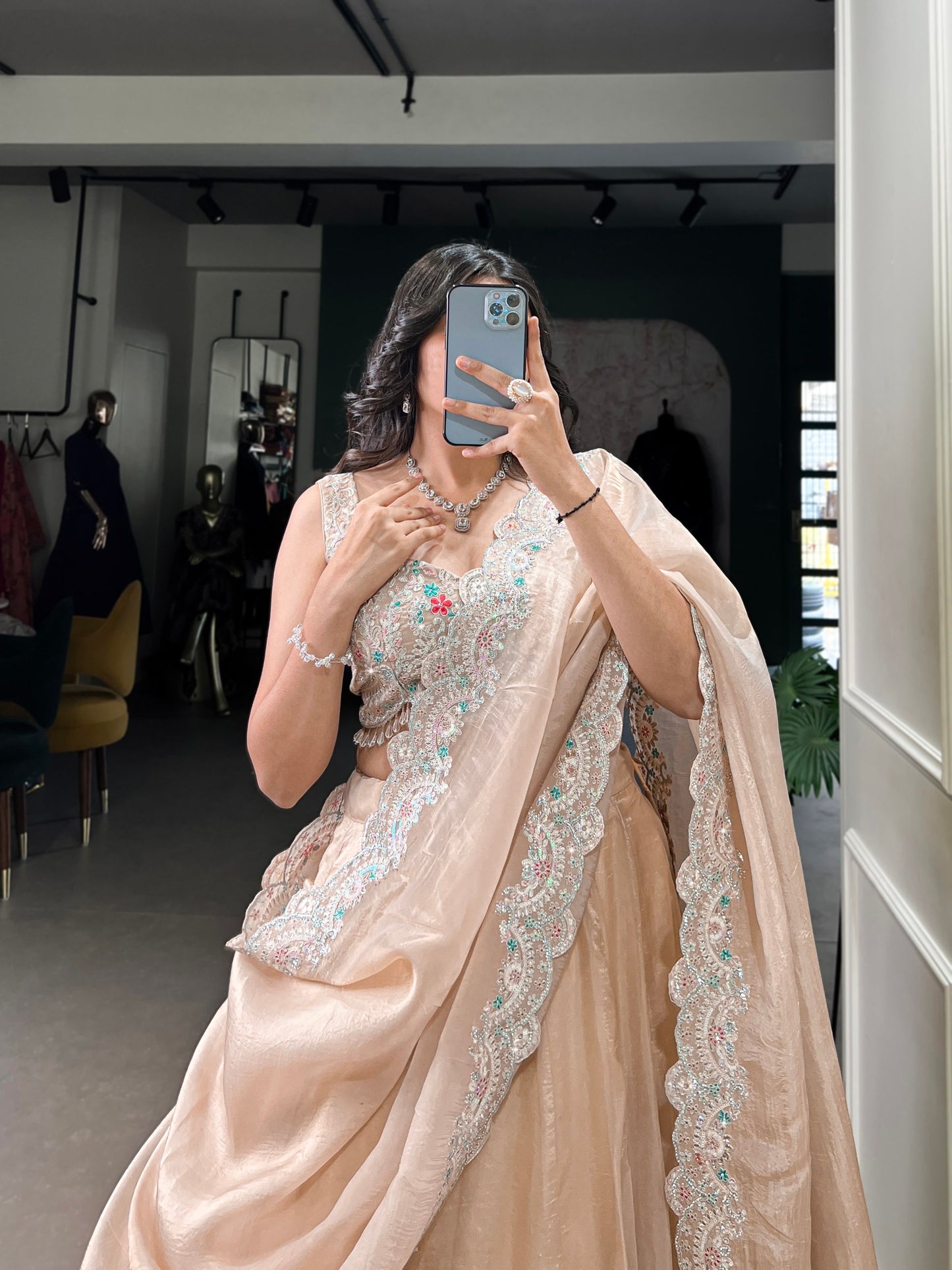 GRACE - Sweet Floral Crush Georgette Lehenga
