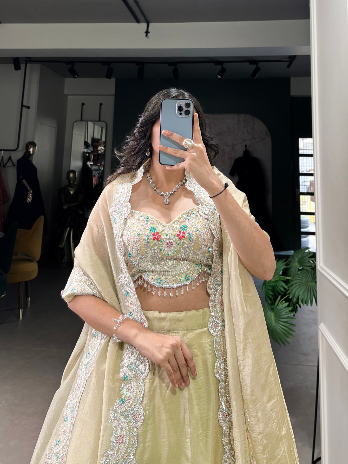 GRACE - Sweet Floral Crush Georgette Lehenga