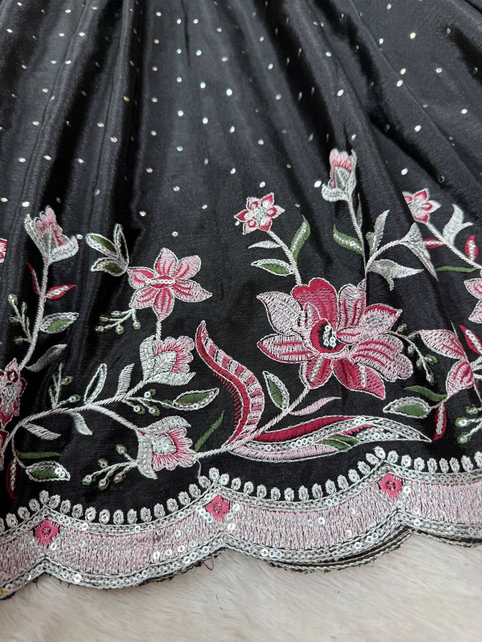 ELORA - Chinnon Silk Anarkali Suit