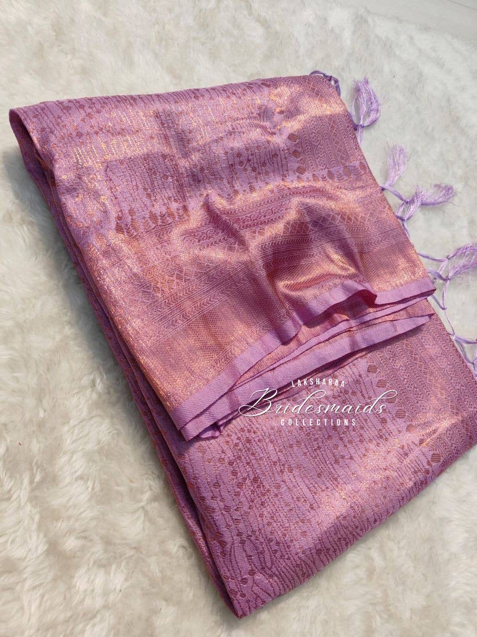 Kubera Silk Saree in pastel shades