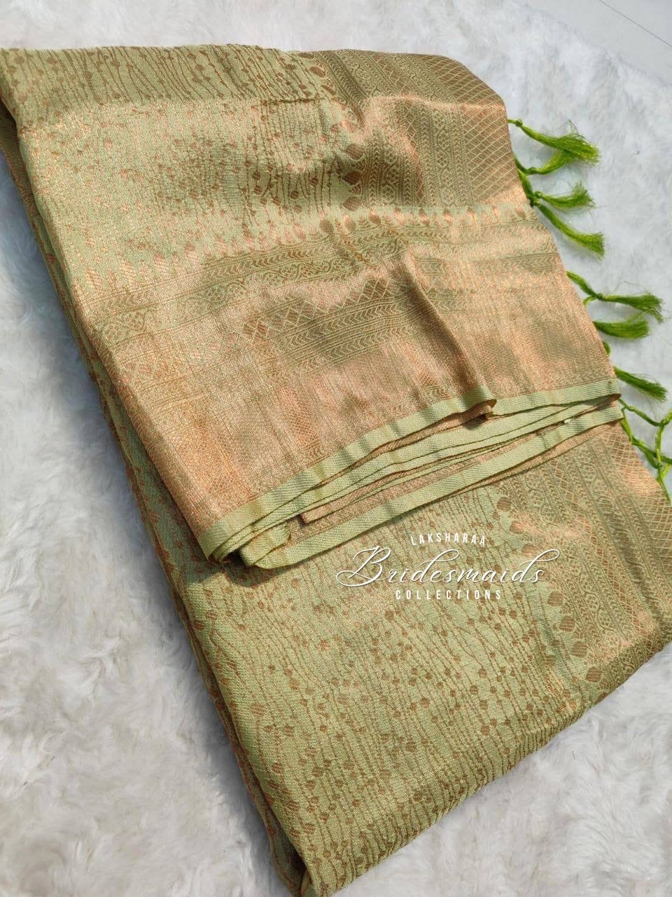Kubera Silk Saree in pastel shades