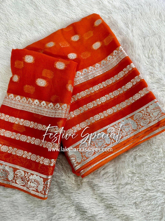 Viscose Georgette Saree
