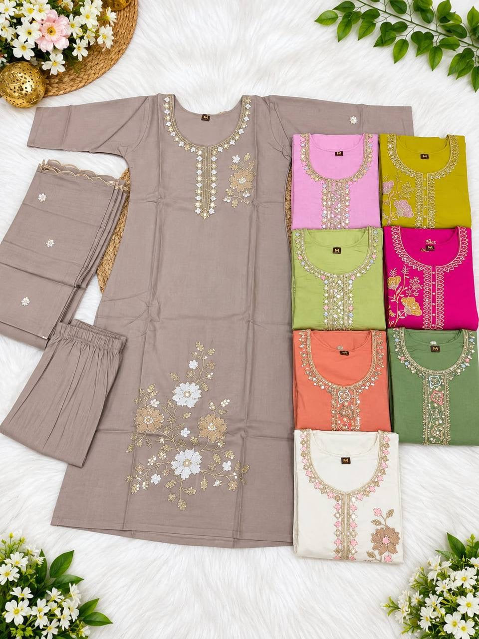 BELLA - Floral Kurti Set