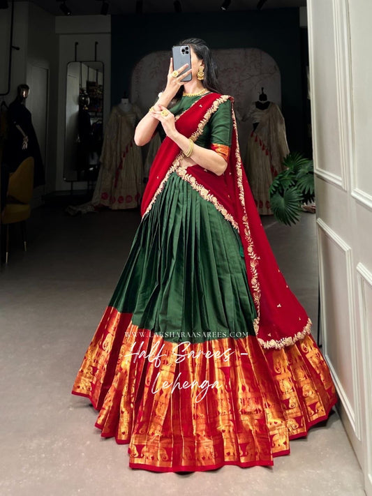 TARIKAA — Kanchi Cotton Half Sarees Lehenga