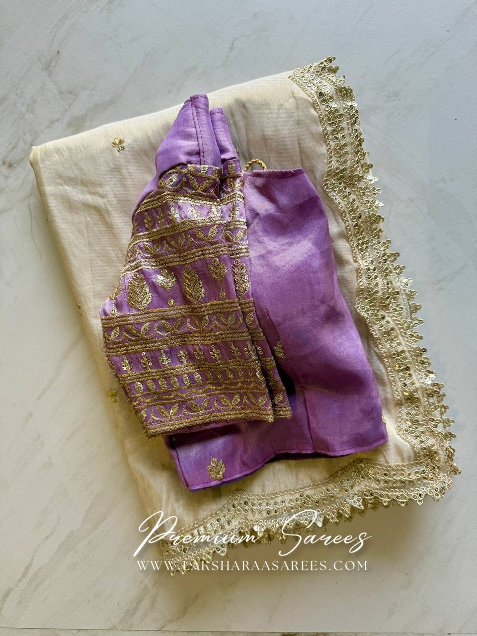 Grand Viscose Saree x Designer Blouse