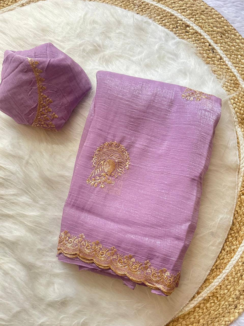 Premium Crunchy Chiffon Saree