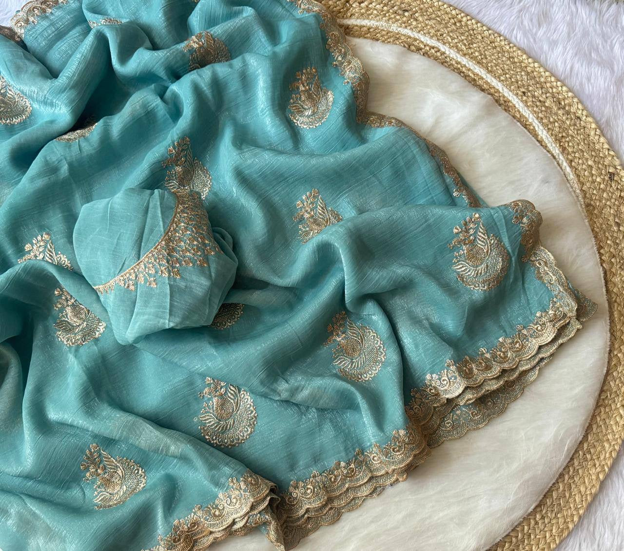 Premium Crunchy Chiffon Saree