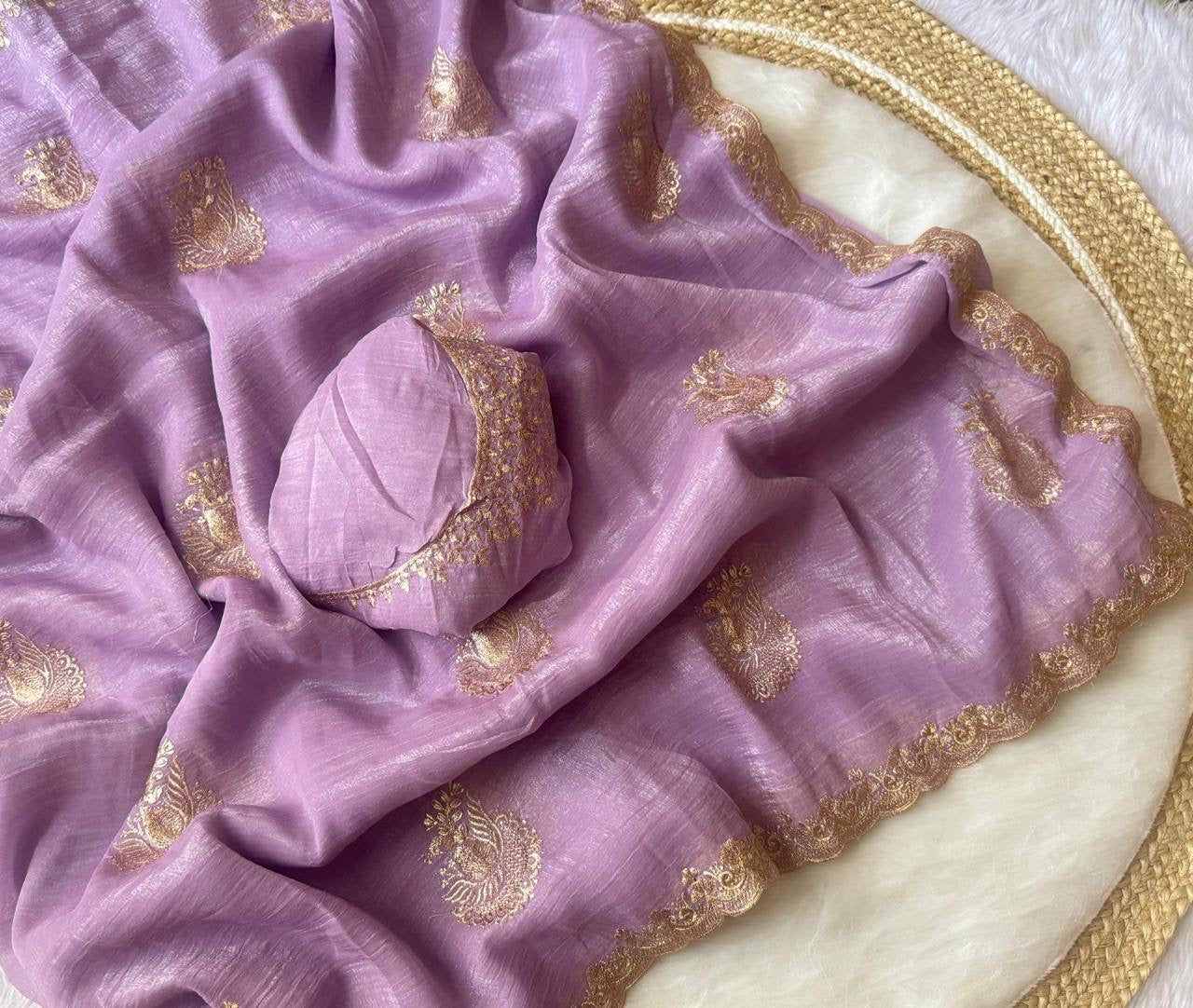 Premium Crunchy Chiffon Saree