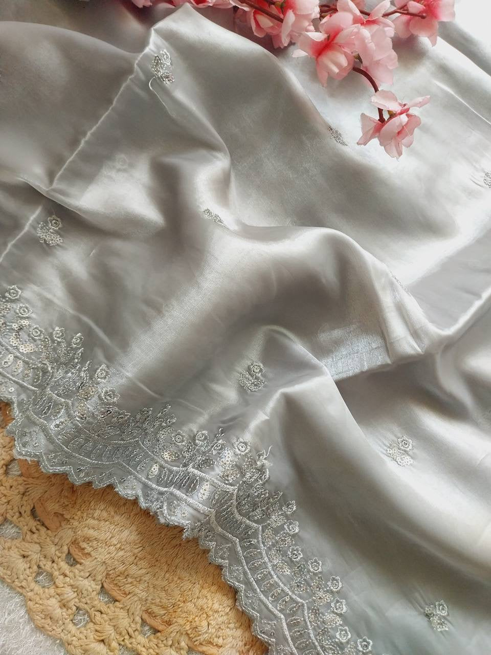 Shimmer Saree x Readymade Blouse
