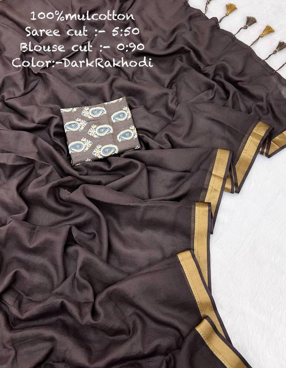 Diwali Special — Mul Cotton Sarees x Tassle Border 2.0
