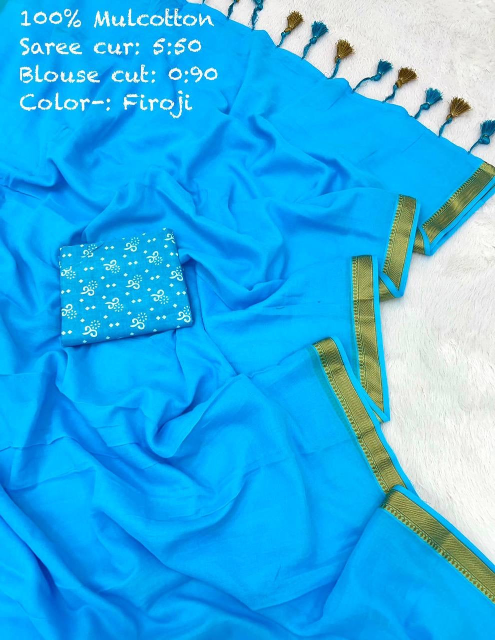 Diwali Special — Mul Cotton Sarees x Tassle Border 2.0