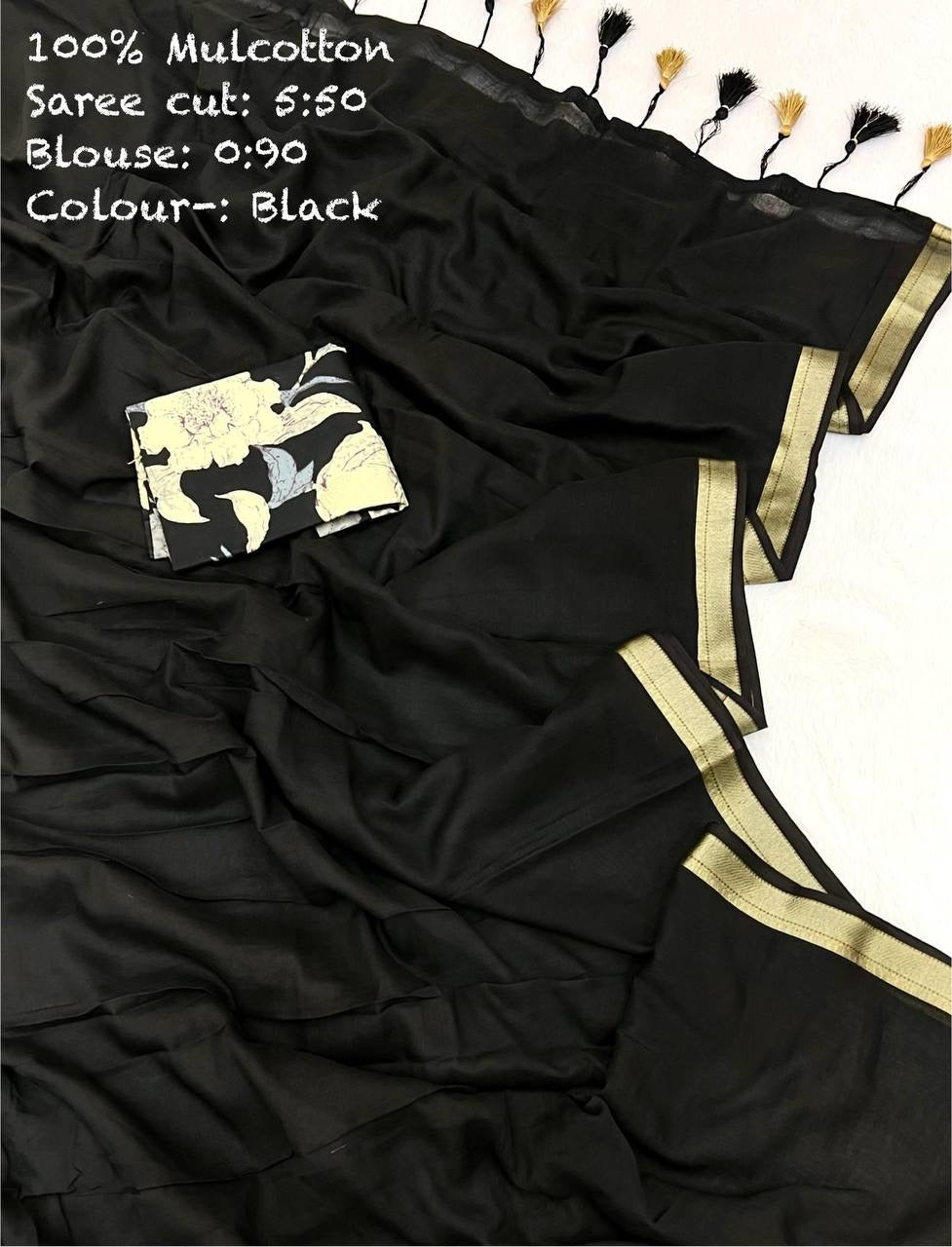 Diwali Special — Mul Cotton Sarees x Tassle Border 2.0