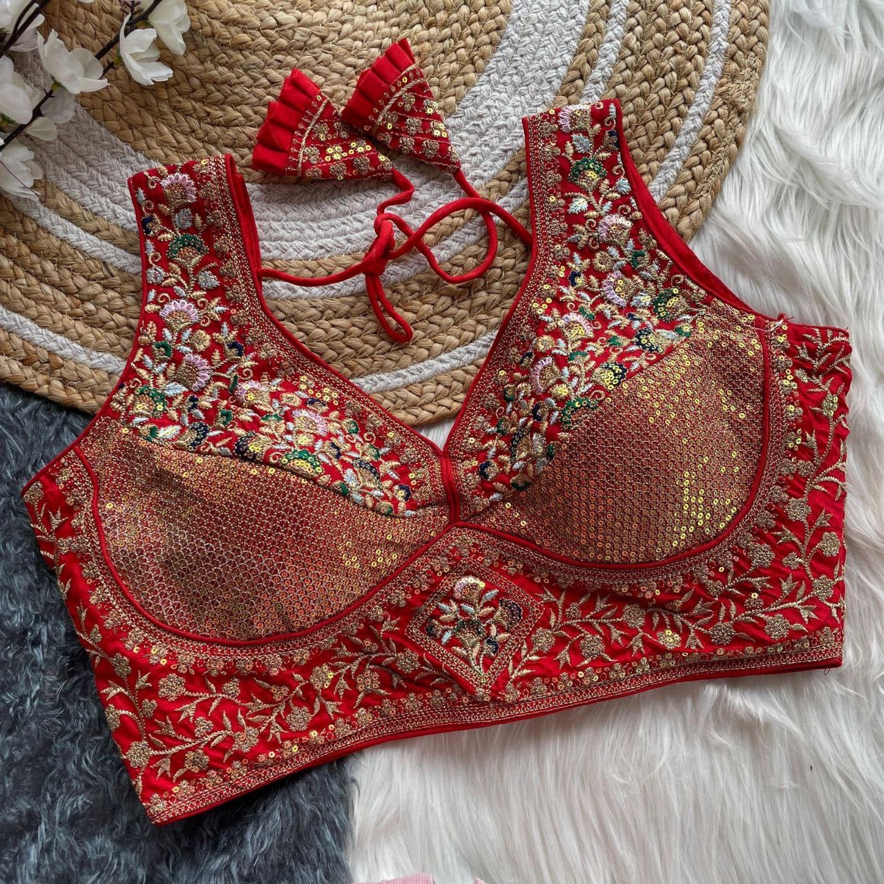 Designer Wedding Readymade Blouse – Laksharaa Sarees