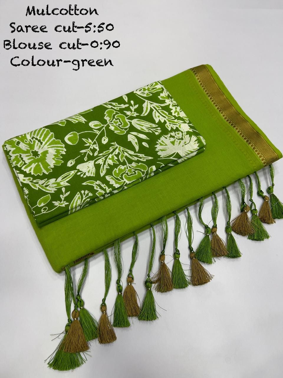 Diwali Special — Mul Cotton Sarees x Tassle Border
