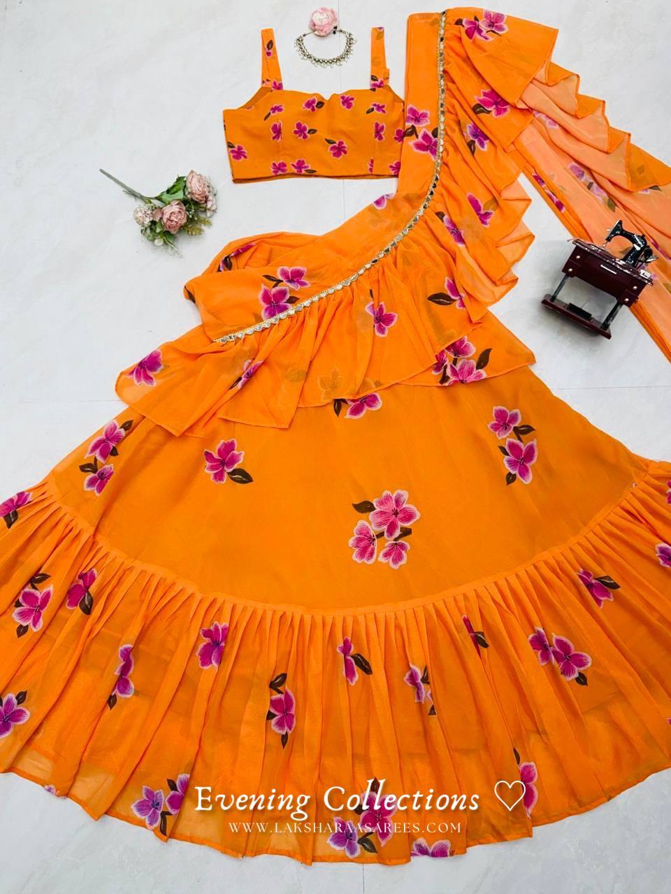 Laksharaa Sarees SOPHIA Orange