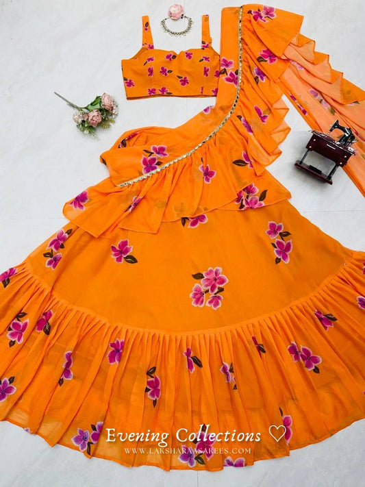 Laksharaa Sarees SOPHIA Orange