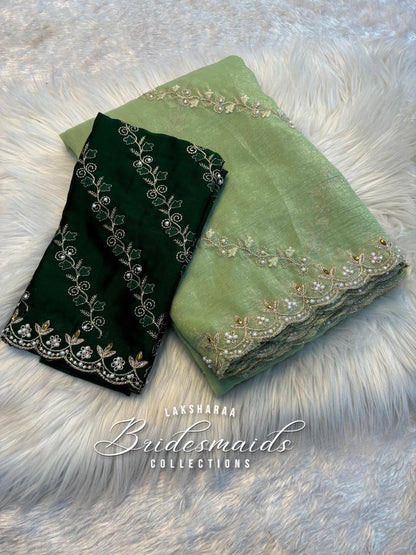 (Copy) Premium Crunchy Chiffon Saree
