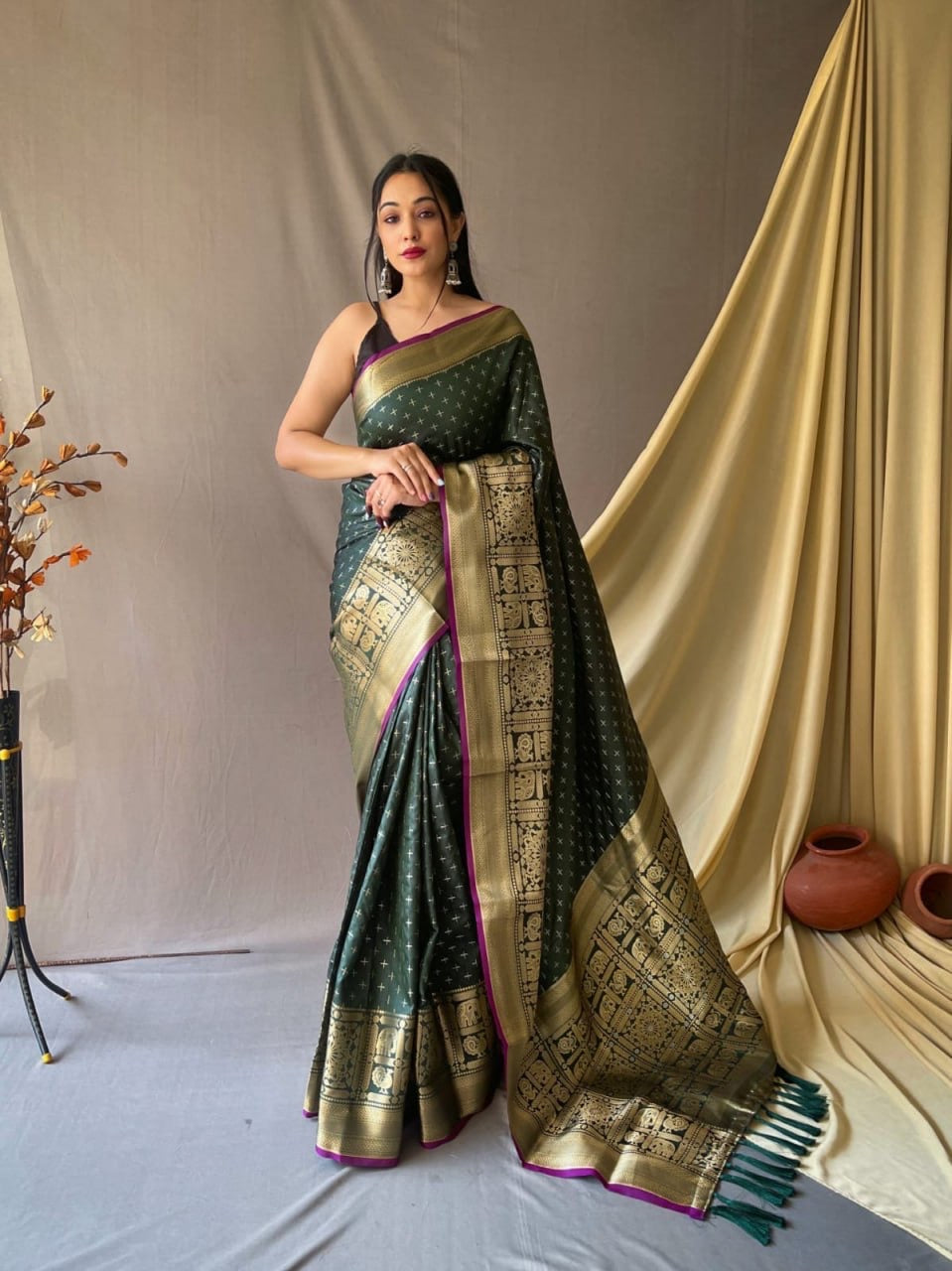 Premium Kanchi Soft Silk Sarees