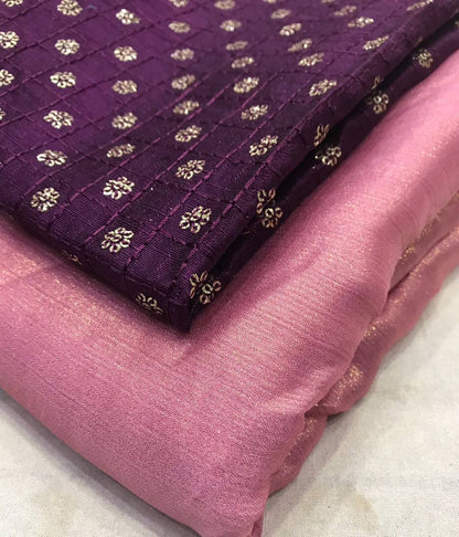 Mayaa Shimmer Pink Saree