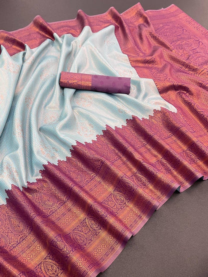 Soft Silk Saree x Contast Border