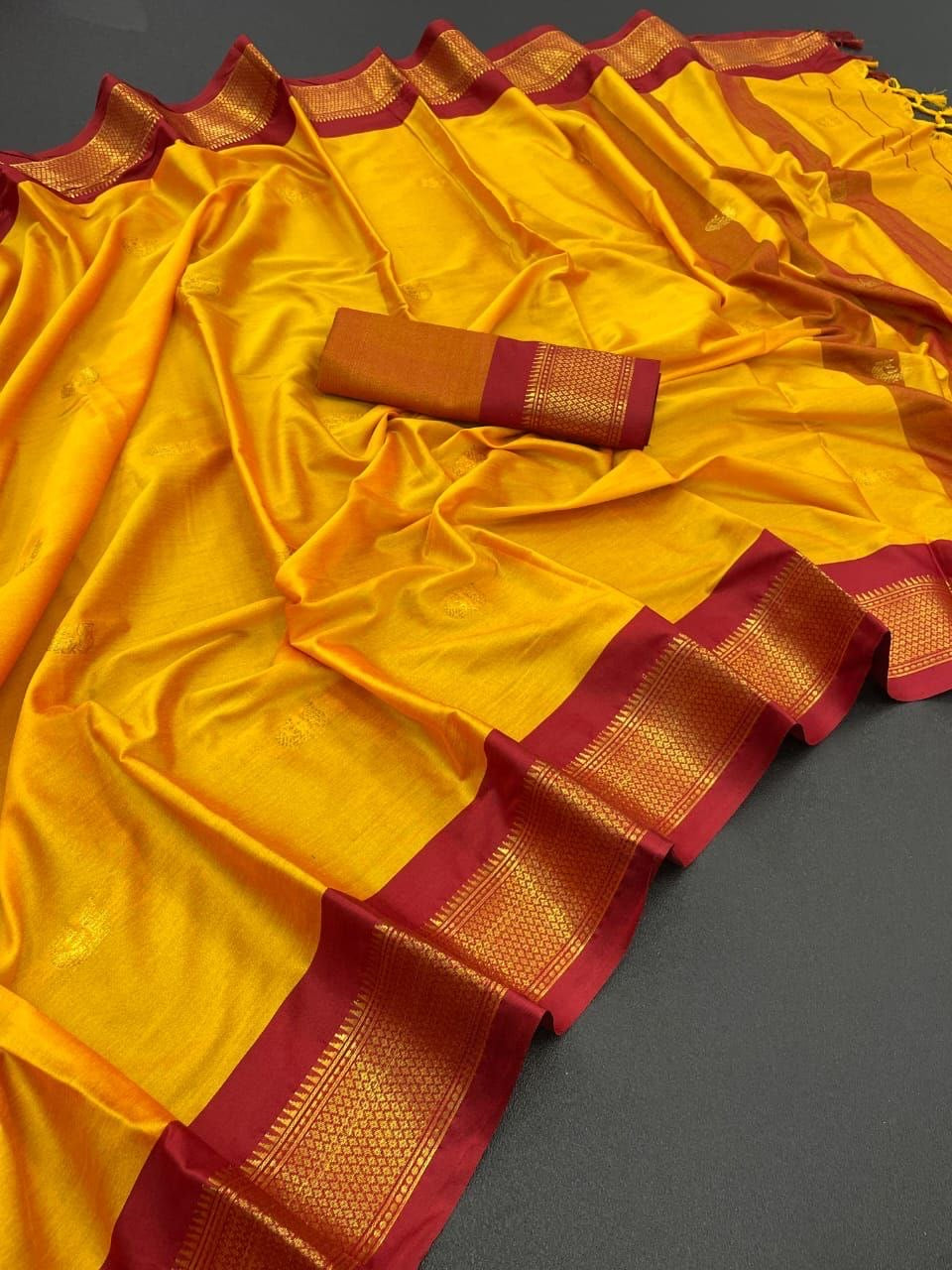 Korvai Cotton Silk Saree - Bridesmaid Special