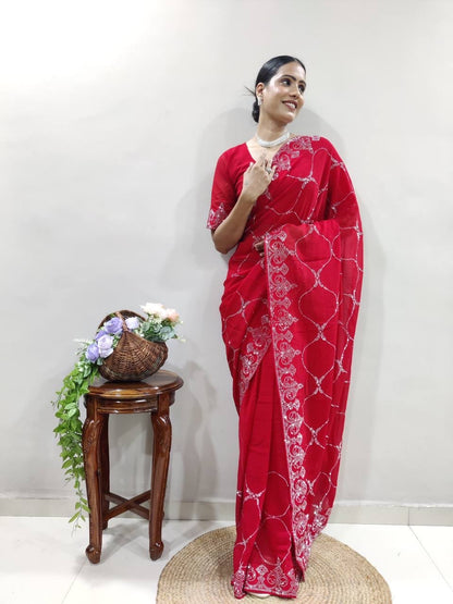 Ingrid Partywear Readymade Sarees