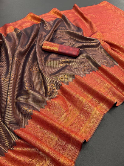 Soft Silk Saree x Contast Border