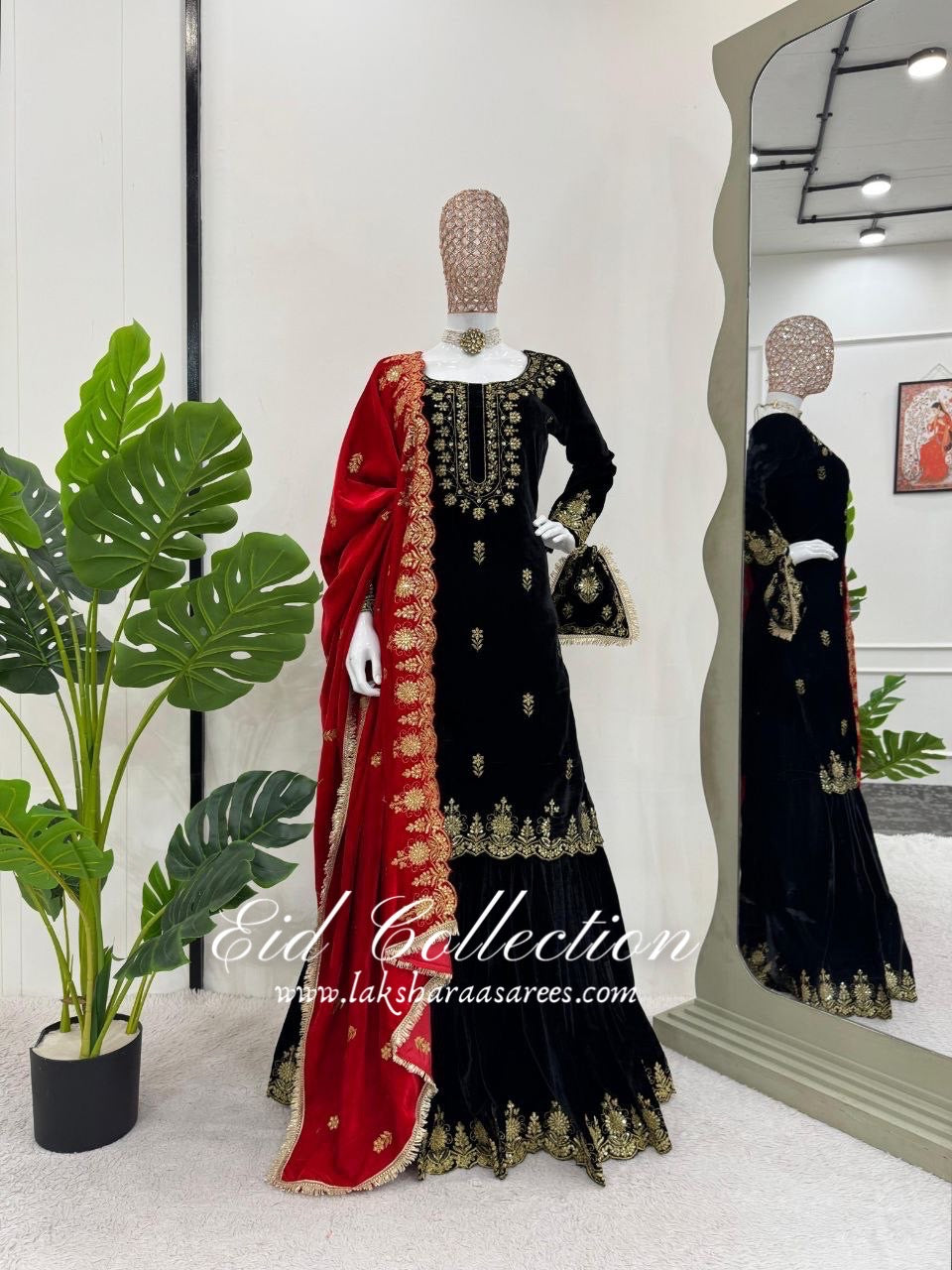 NARA — Premium Velvet Sharara Suits