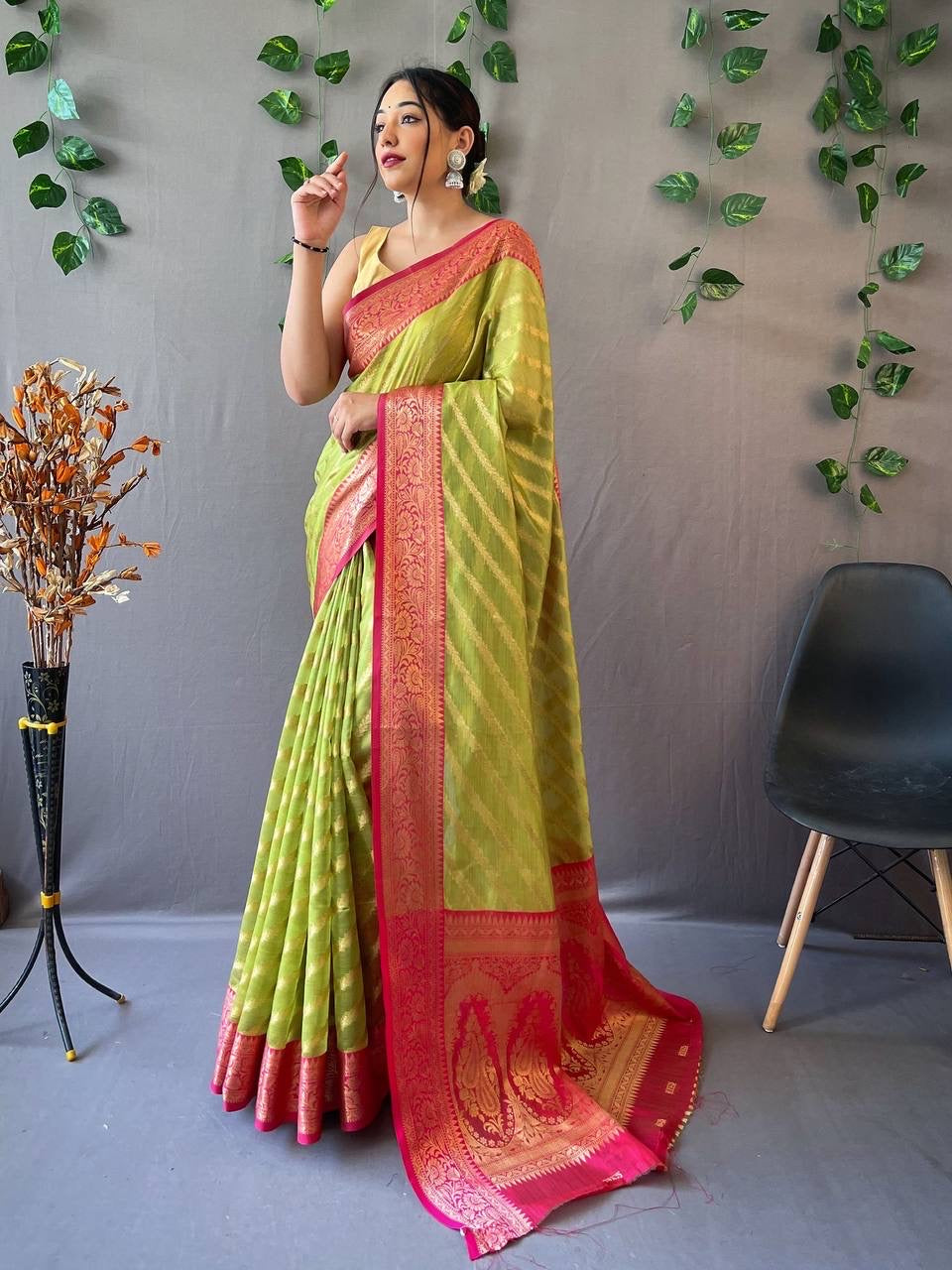 Soft Georgette Saree with Rich Borders